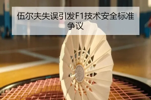 伍尔夫失误引发F1技术安全标准争议